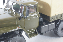 Урал-4320-31 бортовой с тентом, хаки, АвтоИстория 1:43