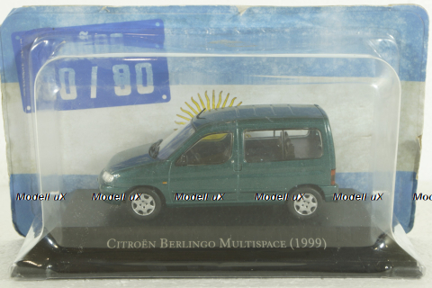 Citroen Berlingo Multispace 1999 greenmetallic, Altaya 1:43