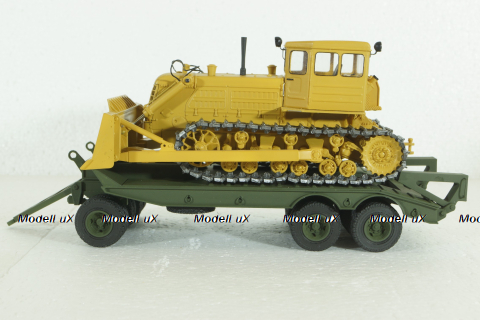 Прицеп ЧМЗАП-5208, хаки, Modellux 1:43