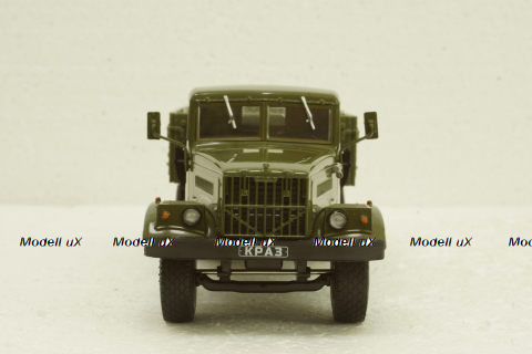 Краз-257Б1, бортовой хаки Автолегенды СССР №30, Грузовики, 1:43