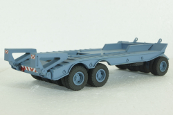 Прицеп ЧМЗАП-5208 , серо/голубой, Modellux 1:43