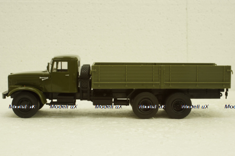 Краз-257Б1, бортовой хаки Автолегенды СССР №30, Грузовики, 1:43