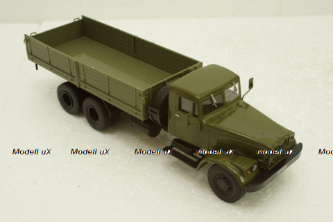 Краз-257Б1, бортовой хаки Автолегенды СССР №30, Грузовики, 1:43