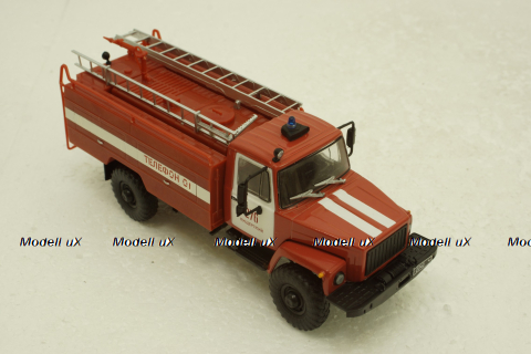 АЦ-30(3307) пожарный, Наши Грузовики №30 1:43