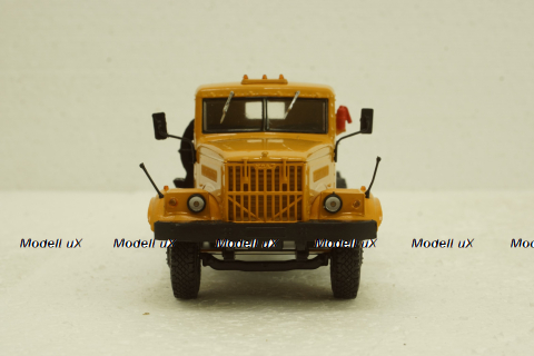 Краз-258Б1 тягач, желтый, Наши Грузовики №12 1:43