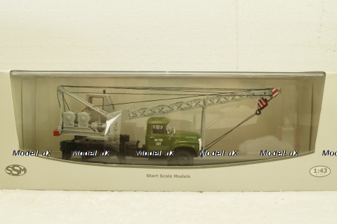 АК-75В (ЗИЛ-130) Автокран, хаки/серый, SSM1099, SSM 1:43 Уценка!