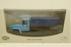 Газ-33073, голубой/хаки, SSM1152, SSM 1:43