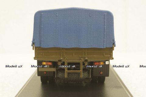 Газ-33073, голубой/хаки, SSM1152, SSM 1:43