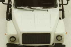 Газ-35072 самосвал, бел/оранж, Автолегенды СССР №32, Грузовики, 1:43