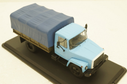 Газ-33073, голубой/хаки, SSM1152, SSM 1:43