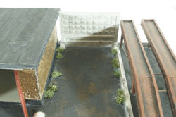 Диорама Гараж c эстакадой , Modellux 1:43