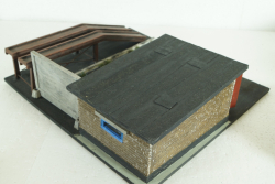 Диорама Гараж c эстакадой , Modellux 1:43