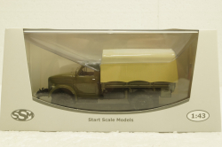 Газ-63А с лебедкой тентом, SSM1435, SSM 1:43