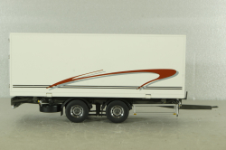 Volvo Central Axle Trailer, white, 2-х осный прицеп, 13031, Motorart 1:43