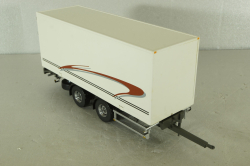 Volvo Central Axle Trailer, white, 2-х осный прицеп, 13031, Motorart 1:43