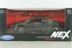 Audi R8 V10 Coupe matt-black, WEL22493, Welly 1:24