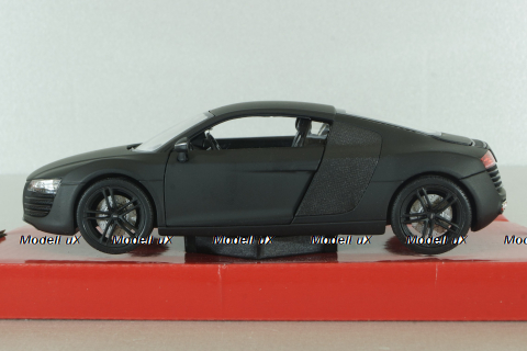Audi R8 V10 Coupe matt-black, WEL22493, Welly 1:24