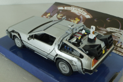 DeLorean Time Machine from movie Back to the Future Future II, 22441, Welly 1:24
