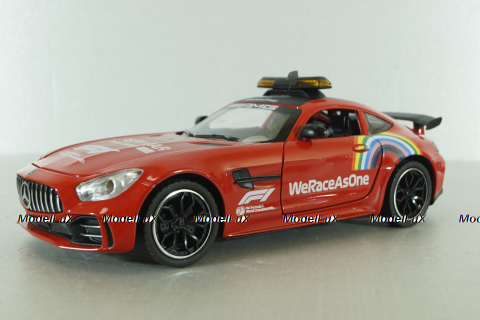 Mercedes-AMG GT R (C190) Safety Car Formula 1 2020, red, 24972, CHE ZHI 1:24