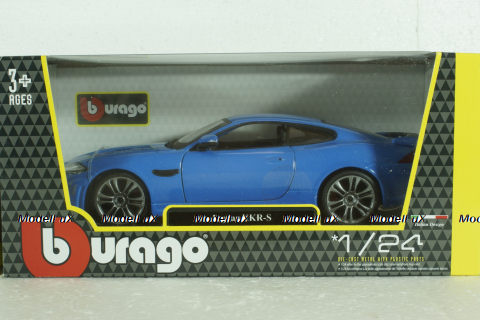 Jaguar XKR-S Coupe 2011, blue, BU21063BL, Burago 1:24