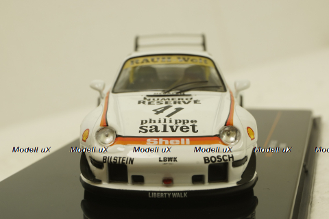 Porsche RWB 993 LBWK, white/decor, MOC322, IXO 1:43