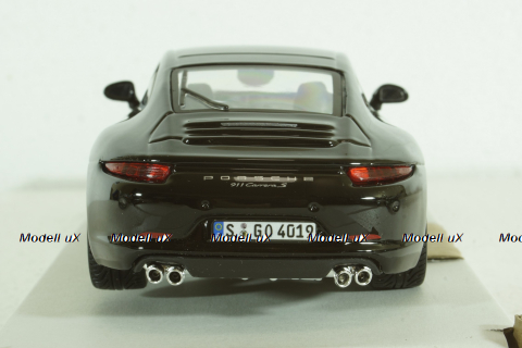 Porsche 911 Carrera S 2012, black, BU21065BK, Burago 1:24