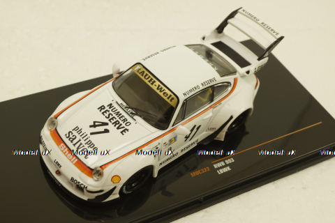 Porsche RWB 993 LBWK, white/decor, MOC322, IXO 1:43