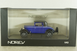 Peugeot 201 coupe, blue, 470214, Norev 1:43