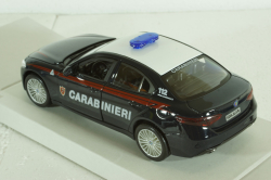 Alfa Romeo, Guilia Carabinieri, 2015, blue white, Burago 1:24
