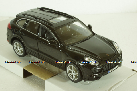 Porsche Cayenne Turbo 2010, Black, BU21056BK, Burago 1:24