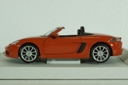 Porsche Boxster 718 (982) Spider 2016, orange, BU21087OR, Burago 1:24