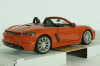 Porsche Boxster 718 (982) Spider 2016, orange, BU21087OR, Burago 1:24