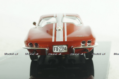 Chevrolet Corvette Stingray 1963, red/white,  CLC479, IXO 1:43