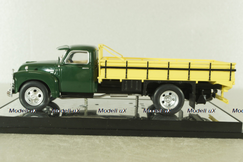 Chevrolet 6400 flatbed truck 1949, dark green/yellow, WB276T, WhiteBox 1:43