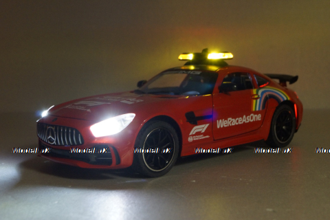 Mercedes-AMG GT R (C190) Safety Car Formula 1 2020, red, 24972, CHE ZHI 1:24