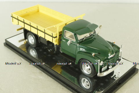 Chevrolet 6400 flatbed truck 1949, dark green/yellow, WB276T, WhiteBox 1:43