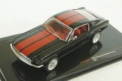 Ford Mustang Fastback 1967, black/red, CLC478, IXO 1:43