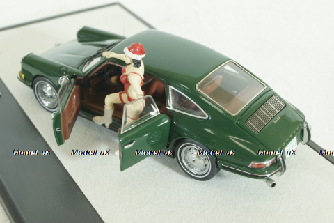 Porsche 911 Troutman & Barnes 4 doors 1967, green, edition Merry X-mas, MX41607-023, Matrix 1:43