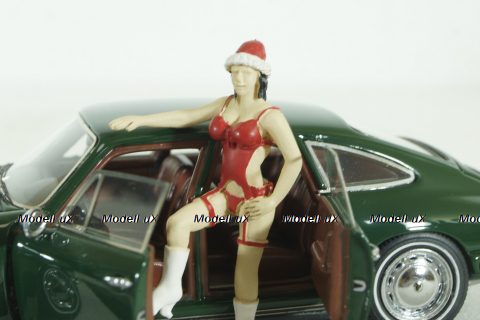 Porsche 911 Troutman & Barnes 4 doors 1967, green, edition Merry X-mas, MX41607-023, Matrix 1:43
