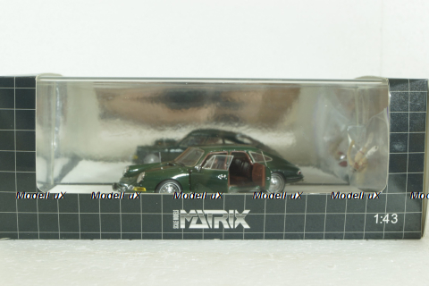 Porsche 911 Troutman & Barnes 4 doors 1967, green, edition Merry X-mas, MX41607-023, Matrix 1:43