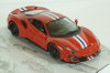 Ferrari 488 Pista 2018, red, BU26026R, Burago 1:24