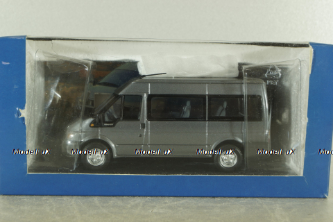 Ford Transit high roof 2000, grey, 89400, Minichamps 1:43