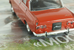 Москвич-412, красный, Автолегенды СССР №41, 1:43 с журналом! (ДЕФЕКТ)