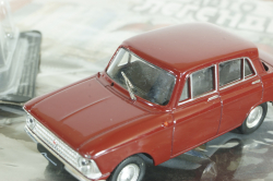Москвич-408, красный,  Автолегенды СССР №14, 1:43 с журналом! (ДЕФЕКТ)