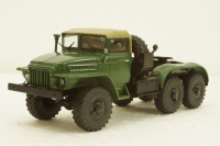 Урал-375С тягач, зелений, АвтоИстория 1:43