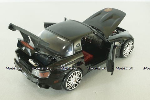 Honda S2000 Fast & Furious 1995, black, 99541,  Jada 1:24