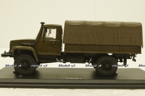 Газ-33081, хаки, SSM1156, SSM 1:43