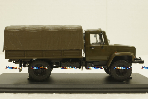 Газ-33081, хаки, SSM1156, SSM 1:43