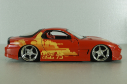 Mazda RX-7 Orange Julius' 1995 Fast & Furious (2003), orange, 30747, Jada 1:24