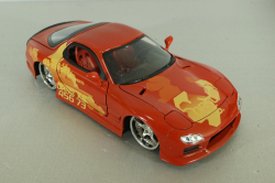 Mazda RX-7 Orange Julius' 1995 Fast & Furious (2003), orange, 30747, Jada 1:24